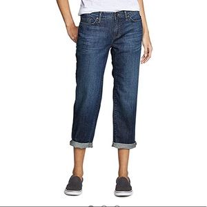 Eddie Bauer cropped boyfriend jeans